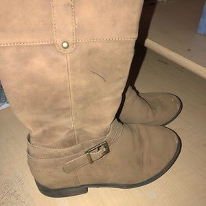 Children brown boots